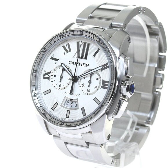 CARTIER Calibre de Cartier W7100045 Chronograph Automatic Men's Watch_814495 - Picture 1 of 6